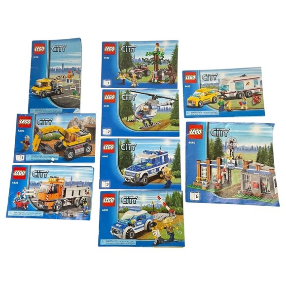 LEGO City Instruction Manuals Lot of 23Mixed Sets Complete & Partial See Detail - Picture 2 of 7